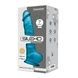 Фалоімітатор SilexD Johnny Blue (MODEL 1 size 7in), двошаровий, силікон+Silexpan, діаметр 3,8 см SO8211,2 - інтернет-магазин інтимних товарів Squitter
