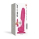 Реалістичний фалоімітатор Strap-On-Me Sliding Skin Realistic Dildo Fuchsia - M, ефект рухливої шкіри SO6255 фото 7