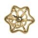 Металева анальна пробка LOCKINK SEVANDA Hollow Spiral Golden, M, золотиста, діаметр 3 см SX0883,6 - інтернет-магазин інтимних товарів Squitter