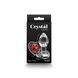 Скляна анальна пробка NS Novelties Crystal - Desires - Red Heart - Small SX4352,3 - інтернет-магазин інтимних товарів Squitter