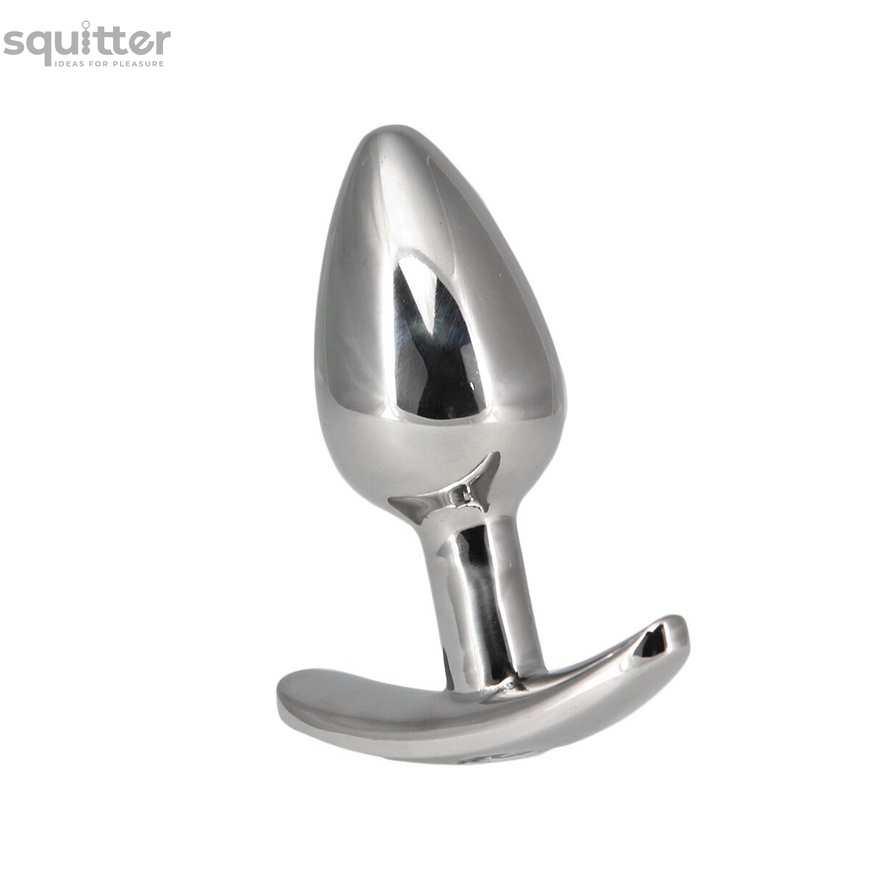 Анальна пробка Pillow Talk Sneaky Luxurious Stainless Steel Anal Plug із кристалом Swarovski SO7753 фото