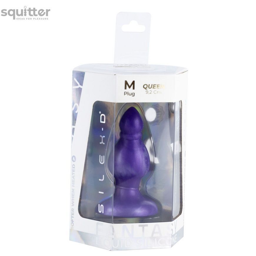 Анальна пробка SilexD Fantasy - Queen M Plug SX3955 - онлайн-сексшоп Сквітер