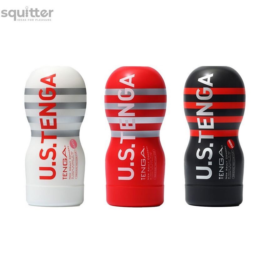 Мастурбатор Tenga US Deep Throat (Original Vacuum) Cup STRONG (глубокая глотка большая) SO6596 - онлайн-сексшоп Сквитер