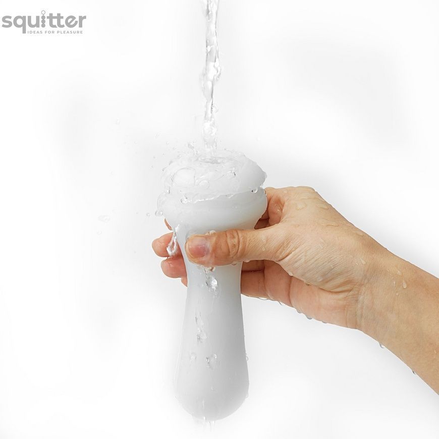 Мастурбатор Tenga Flex Silky White с изменяемой интенсивностью, можно скручивать SO1645 - онлайн-сексшоп Сквитер