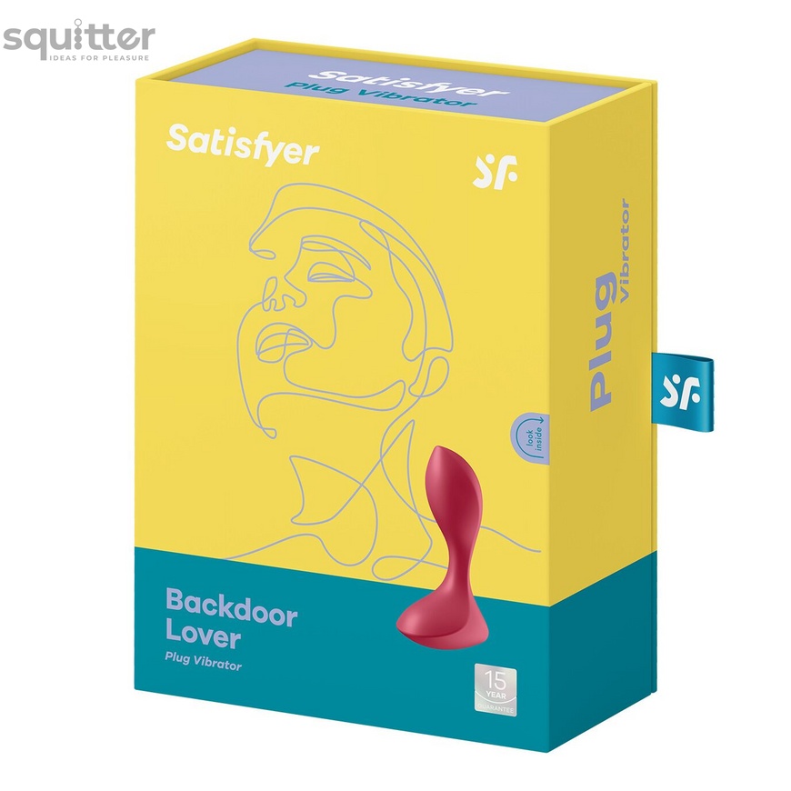 Анальная вибропробка Satisfyer Backdoor Lover Red SO5439 фото