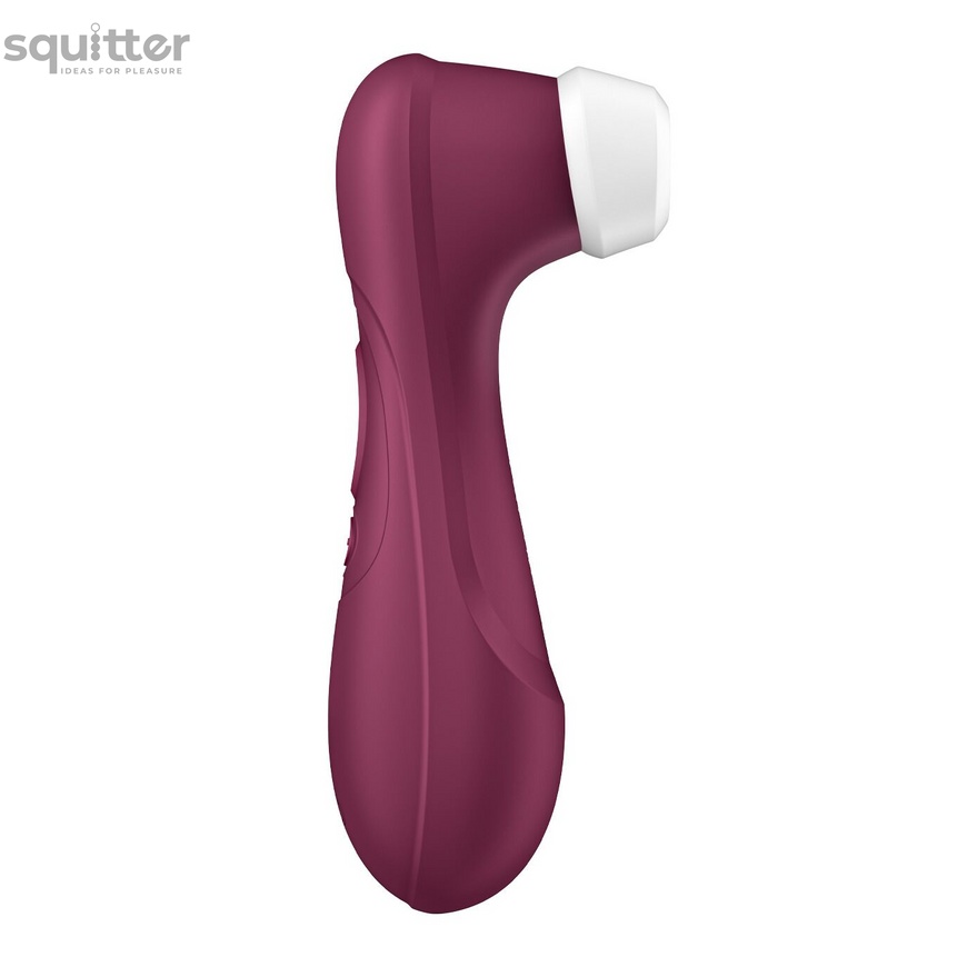 Вакуумний кліторальний стимулятор Satisfyer Pro 2 Generation 3 with Liquid Air Connect App Wіnе Red SO7774 фото