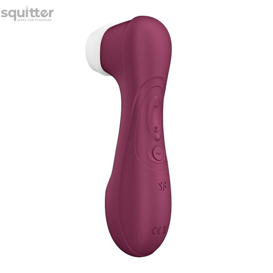 Вакуумний кліторальний стимулятор Satisfyer Pro 2 Generation 3 with Liquid Air Connect App Wіnе Red SO7774 фото