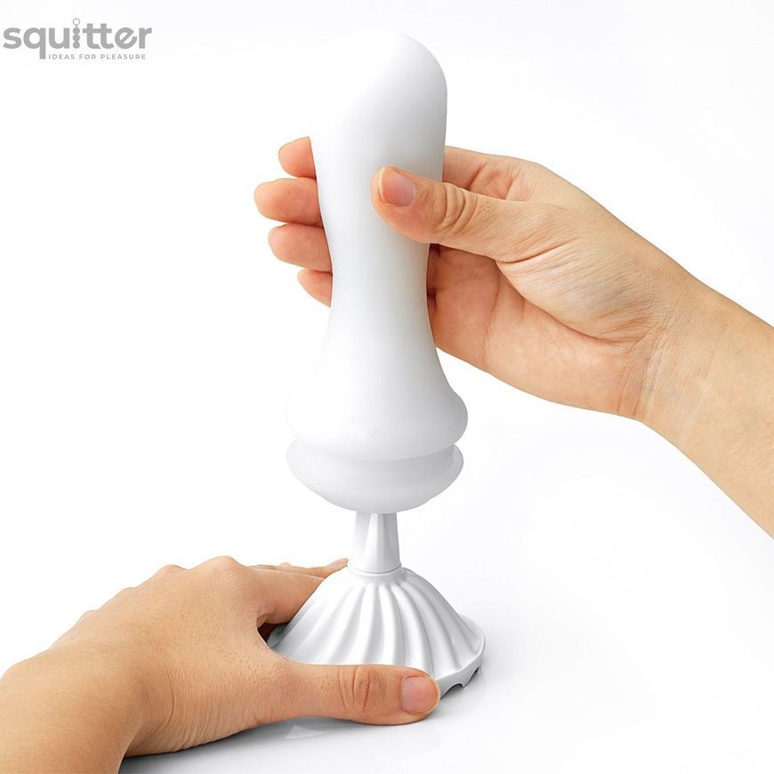 Мастурбатор Tenga Flex Silky White с изменяемой интенсивностью, можно скручивать SO1645 - онлайн-сексшоп Сквитер
