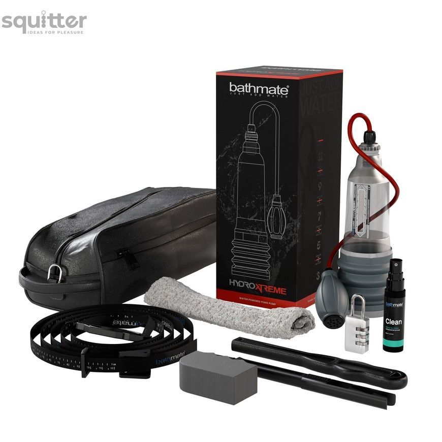 Гидропомпа Bathmate HydroXtreme 7 Wide Boy для члена длиной от 12,5 до 18 см, диаметр до 5,5 см SO2776 - онлайн-сексшоп Сквитер