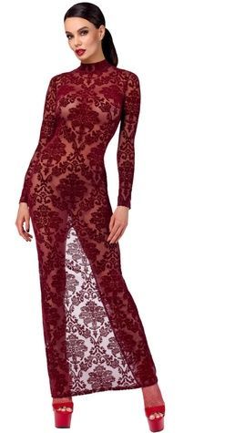 Сукня Noir Handmade F383 Kink Royal gown/long dress XL SX4156 - онлайн-сексшоп Сквітер