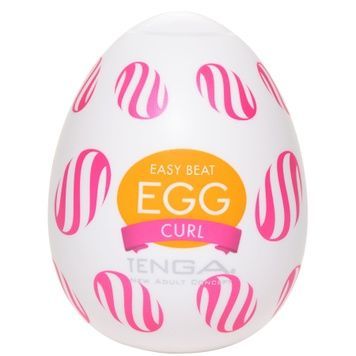 Мастурбатор-яйце Tenga Egg Curl з рельєфом із шишечок SO5498 - онлайн-сексшоп Сквітер