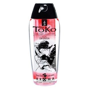 Лубрикант на водной основе Shunga Toko AROMA &ndash; Blazing Сherry (165 мл), не содержит сахара SO2531 - онлайн-сексшоп Сквитер