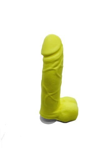 Мило у формі пеніса Чистий Кайф Yellow size M, крафтове мило-член, натуральне SO2643 - онлайн-сексшоп Сквітер