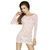 Прозора сорочка з довгим рукавом Passion YOLANDA CHEMISE S/M, pink, трусики EL14308 - онлайн-сексшоп Сквітер