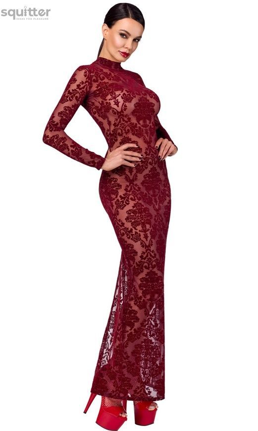 Сукня Noir Handmade F383 Kink Royal gown/long dress XL SX4156 - онлайн-сексшоп Сквітер