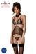 Корсет с открытой грудью Passion DOMINICA CORSET S/M black, пажи для чулок, стрингиSO8434,1 - интернет-магазин интимных товаров Squitter