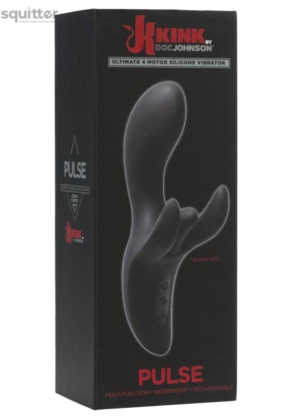 Вибратор-кролик Doc Johnson Kink - Pulse - Ultimate 4 Motor Silicone Vibrator SO4013 фото