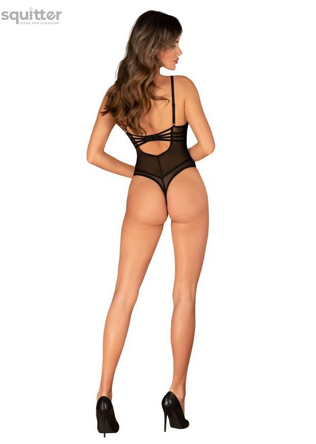 Боді Obsessive Roxelia crotchless teddy XS/S SO9065 - онлайн-сексшоп Сквітер