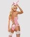 Еротичний костюм зайчика Obsessive Bunny suit 4 pcs costume pink L/XL, рожевий, топ з підв&rsquo;язками SO7255,2 - інтернет-магазин інтимних товарів Squitter
