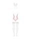 Еротичний костюм зайчика Obsessive Bunny suit 4 pcs costume pink L/XL, рожевий, топ з підв&rsquo;язками SO7255,6 - інтернет-магазин інтимних товарів Squitter