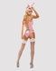Еротичний костюм зайчика Obsessive Bunny suit 4 pcs costume pink L/XL, рожевий, топ з підв&rsquo;язками SO7255,4 - інтернет-магазин інтимних товарів Squitter
