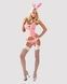 Еротичний костюм зайчика Obsessive Bunny suit 4 pcs costume pink L/XL, рожевий, топ з підв&rsquo;язками SO7255,3 - інтернет-магазин інтимних товарів Squitter