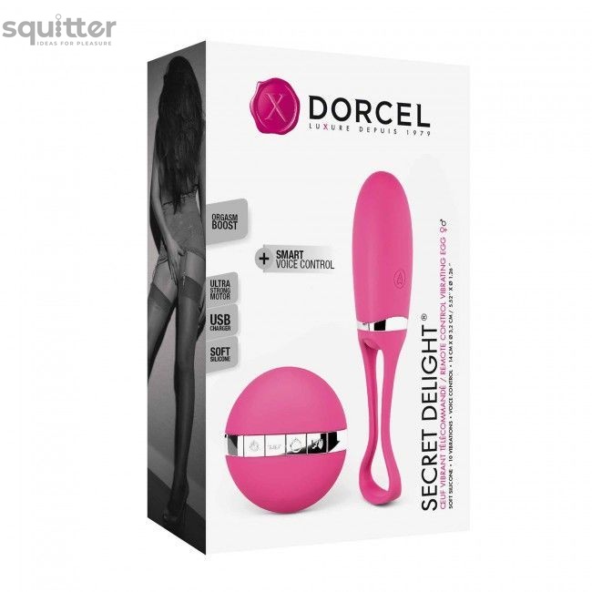 Виброяйце Dorcel Secret Delight Magenta з пультом ДК, з турборежимом і голосовим керування SO3078 фото