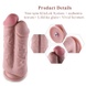 Подвійний Ділдо для секс-машин Hismith 8.5″ Two Cocks One Hole Silicone Dildo SO6206 фото 2