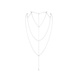 Цепочка для спины Bijoux Indiscrets Magnifique Back and Cleavage Chain - Silver, украшение для тела SO2655 фото 1