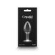 Скляна анальна пробка NS Novelties Crystal - Desires - Red Heart - Medium SX4353,4 - інтернет-магазин інтимних товарів Squitter