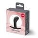 Анальна пробка Fun Factory BOOTIE M Black, діаметр 3,3 см, тонкий обмежувач SX3730,4 - інтернет-магазин інтимних товарів Squitter