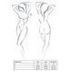 Эротический комплект AZALIA SET black L/XL PassionSO4137,7 - интернет-магазин интимных товаров Squitter