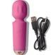 Вібромасажер Rocks Off Mini Wand Peony Pink, 16 режимів SX4630,4 - інтернет-магазин інтимних товарів Squitter