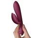 Вибратор-кролик Rocks Off Every Girl Burgundy, два мотора, разноцветная LED-подсветка, мощныйSO2397,3 - интернет-магазин интимных товаров Squitter