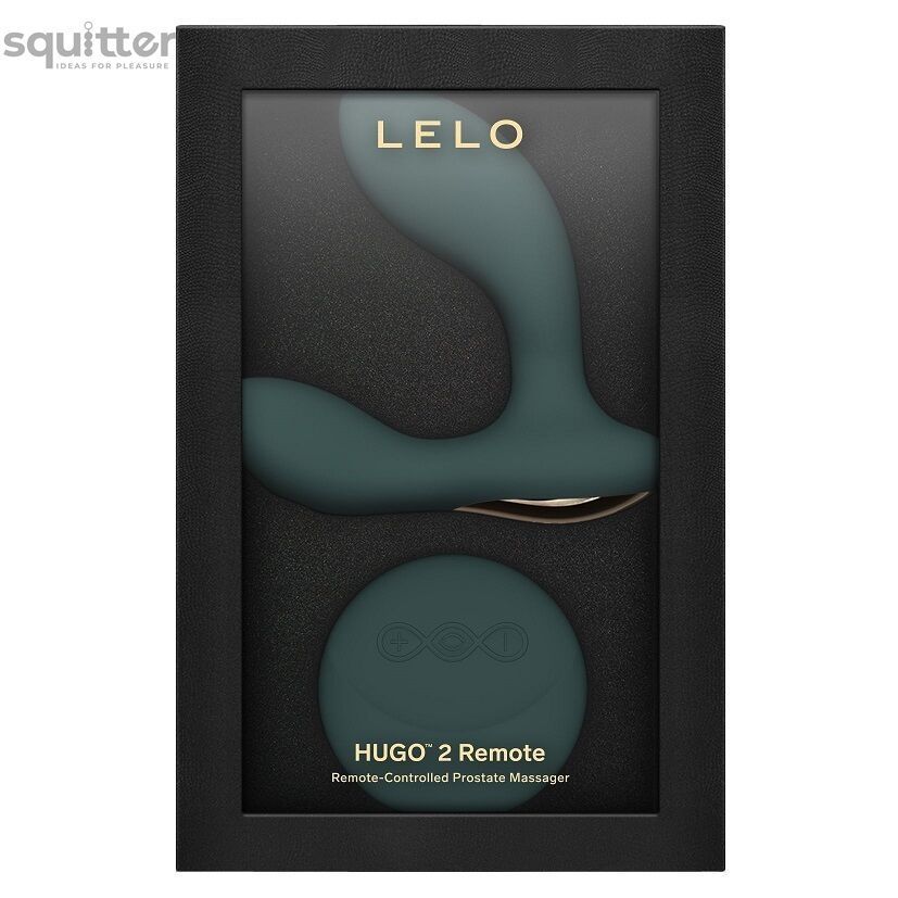 Масажер простати LELO Hugo 2 Remote Green, 2 мотори, дуже потужний, пульт ДК SX0690 - онлайн-сексшоп Сквітер