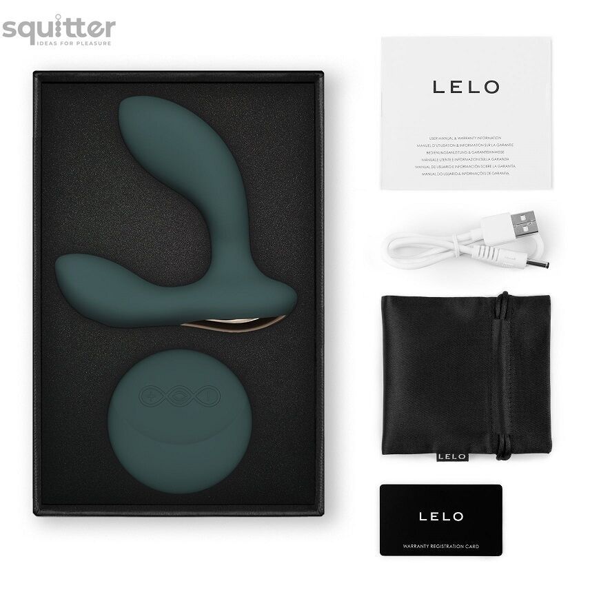 Масажер простати LELO Hugo 2 Remote Green, 2 мотори, дуже потужний, пульт ДК SX0690 - онлайн-сексшоп Сквітер