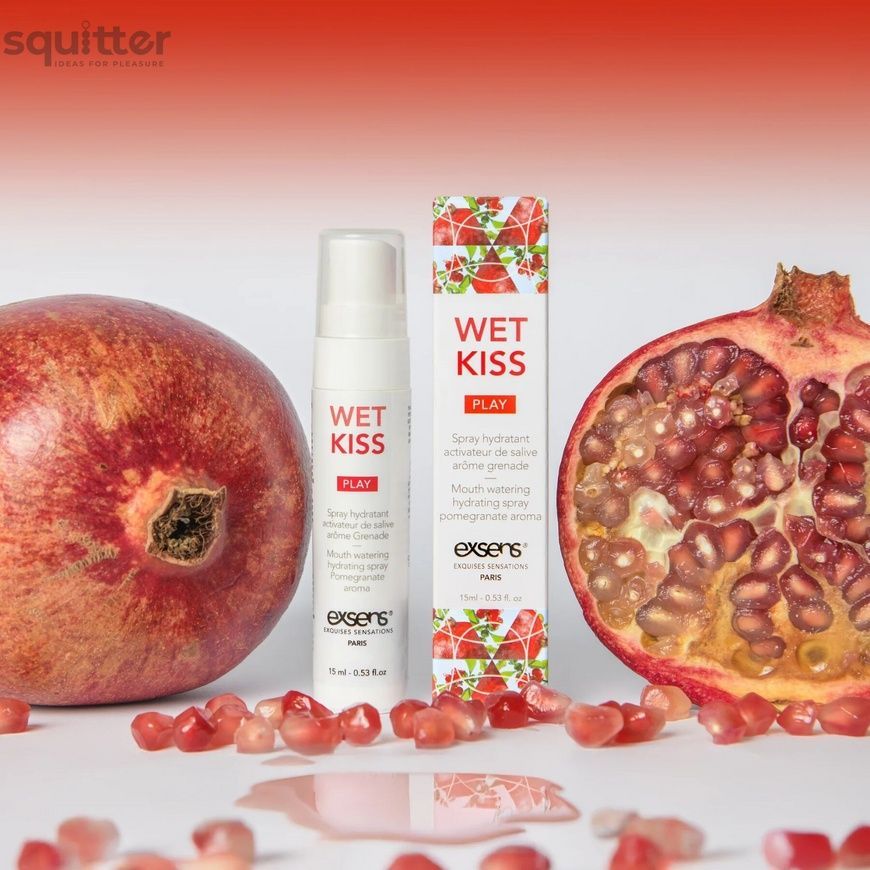 Спрей для посилення слиновиділення EXSENS Wet Kiss Pomegranate 15 мл SX4015 - онлайн-сексшоп Сквітер