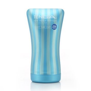 Мастурбатор Tenga Soft Tube Cup Cool Edition з охолоджувальним лубрикантом (м&rsquo;яка подушечка) TOC-102C - онлайн-сексшоп Сквітер