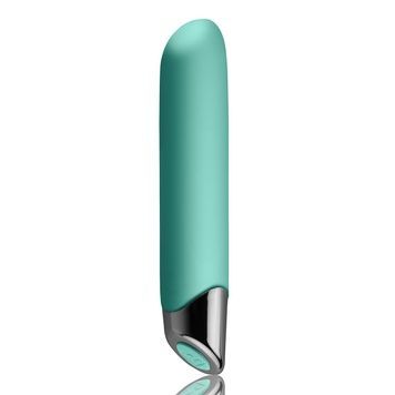 Мощный вибратор Rocks Off Chaiamo Teal, soft-touch силикон, до 3-х часов работы, водостойкий SO2398 - онлайн-сексшоп Сквитер