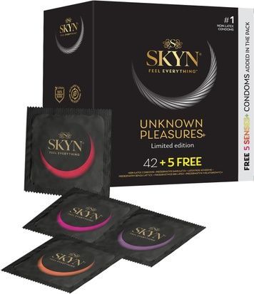 Безлатексні преміум-презервативи SKYN Unknown Pleasures 42+5 шт FREE, 6 різних видів SX4631 - онлайн-сексшоп Сквітер