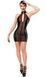 Сукня Noir Handmade F370 Luxuria Crystal Sheer Mini Dress XL SX4107,5 - інтернет-магазин інтимних товарів Squitter