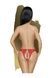 Трусики-тонг Penthouse Naughty Valentine S/M Red, кружево, открытый доступ к интимным зонамSO6504,2 - интернет-магазин интимных товаров Squitter