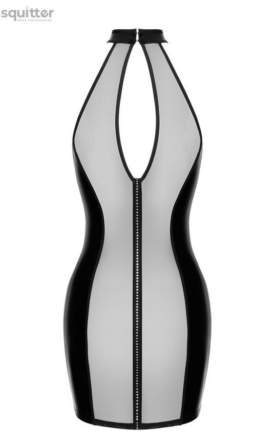 Сукня Noir Handmade F370 Luxuria Crystal Sheer Mini Dress XL SX4107 - онлайн-сексшоп Сквітер