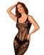 Полупрозрачное платье миди Obsessive D609 dress S/M/L, blackSO7703,1 - интернет-магазин интимных товаров Squitter