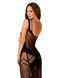 Полупрозрачное платье миди Obsessive D609 dress S/M/L, blackSO7703,2 - интернет-магазин интимных товаров Squitter