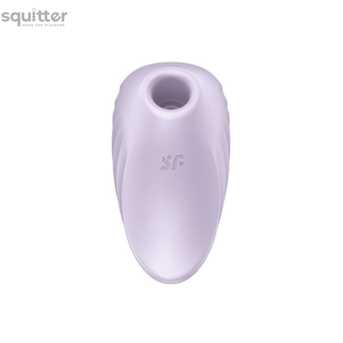 Вакуумний кліторальний стимулятор із вібрацією Satisfyer Pearl Diver Violet SO6078 фото