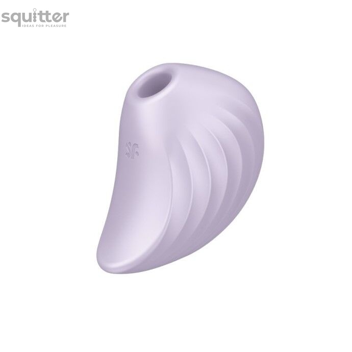 Вакуумний кліторальний стимулятор із вібрацією Satisfyer Pearl Diver Violet SO6078 фото