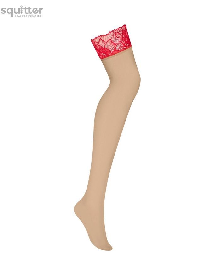 Панчохи Obsessive Matildea stockings L/XL SX3612 - онлайн-сексшоп Сквітер