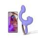 Смарт-вібратор Magic Motion Ponder Purple, подвійна стимуляція, віброяйце+язичок для клітора SX3228,3 - інтернет-магазин інтимних товарів Squitter