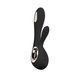 Вибратор-кролик LELO Soraya Wave Black, манящие движения стволаSO8112,4 - интернет-магазин интимных товаров Squitter